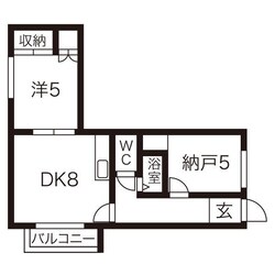 メゾンパルクの物件間取画像